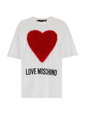 Love Moschino Logo Printed T-shirt