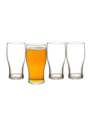 19oz 4pk Glass Craft Pilsner Beer Glasses - Cathy's Concepts