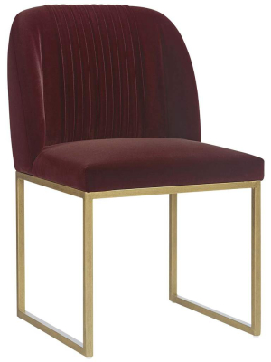 Nevin Dining Chair, Merlot (set Of 2)