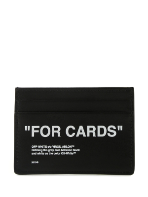 Off-white Quote Print Cardholder