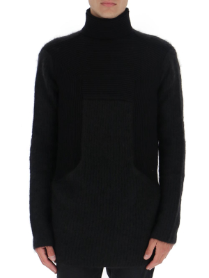 Rick Owens Ribbed High-neck Jumper