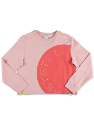 Stella Mccartney Kids Logo Fleece Sweatshirt