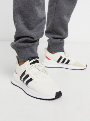 Adidas Originals U-path Run Sneakers In White