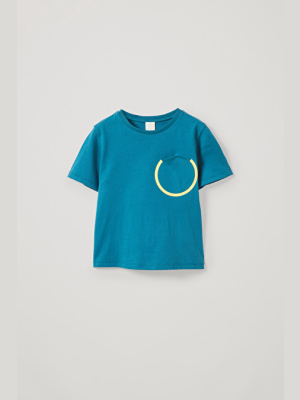 Organic Cotton Circle Detail T-shirt