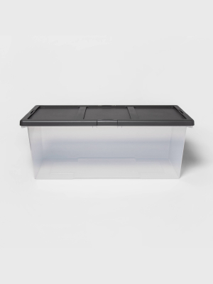 Extra Large Clear Latching Storage Bin - Made By Design™