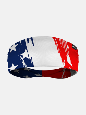 Damage Red White Blue Headband