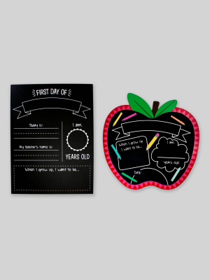 2pc First Day Of School Chalkboards - Bullseye's Playground™