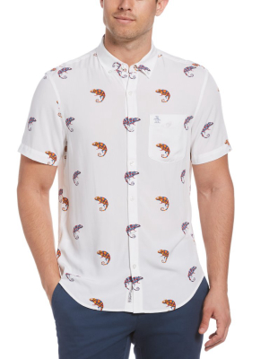 Chameleon Print Soft Shirt