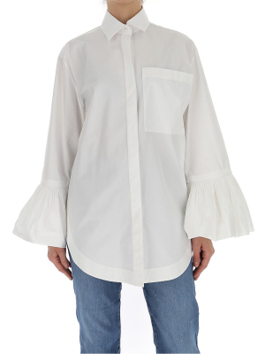 Valentino Ruffled Sleeve Shirt