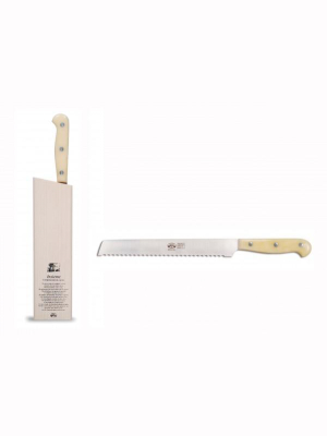 Coltello Bread Knife - White Lucite