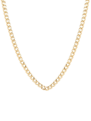 Men's 14k Gold Medium Curb Chain Necklace