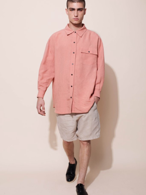 Luchia Shirt - Peach Pink