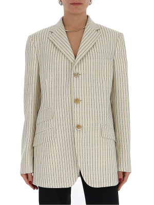 Maison Margiela Pinstriped Blazer