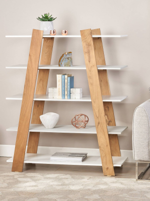 57" Barlum Modern Bookshelf Natural - Christopher Knight Home