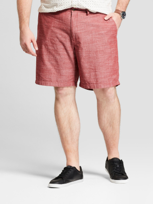 Men's Big & Tall 9" Linden Flat Front Chino Shorts - Goodfellow & Co™