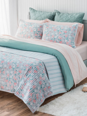 Carina 3-piece Quilt Set - Martha Stewart