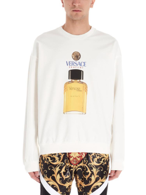 Versace Logo Printed Sweatshirt