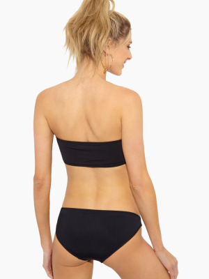 Naomi Low Rise Full Bikini Bottom - Black