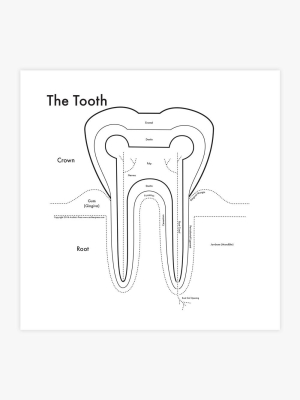 The Tooth Letterpress Print