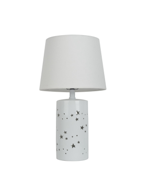 2-in-1 Starry Table Lamp White - Pillowfort™