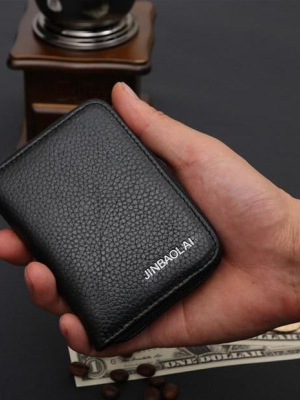 Pologize™ Small Leather Wallet