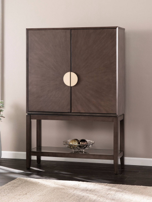 Becry Double Door Storage Cabinet Gray - Aiden Lane