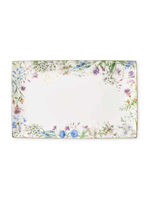 Floral Meadow Wreath Platter