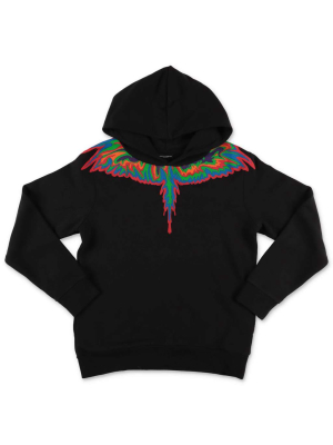 Marcelo Burlon County Of Milan Kids Wings Printed Hoodie