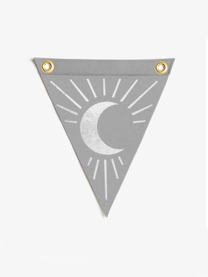 Moon Mini Flag