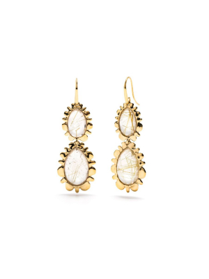 Double Bliss Drop Earrings