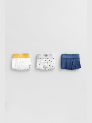 Three-pack Of Printed Boxers