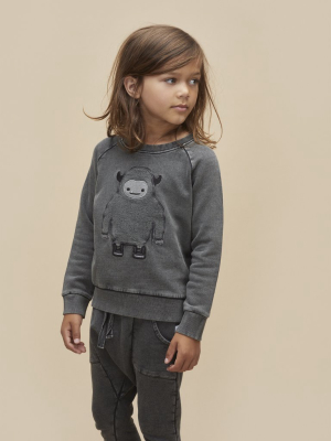 Huxbaby Yeti Sweatshirt - Charcoal