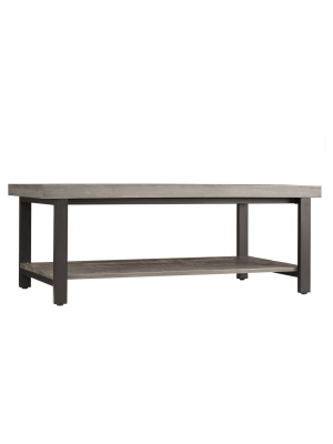 Hartlage Cocktail Table - Gray - Inspire Q