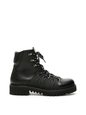 Valentino Vlogo Lace-up Boots