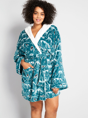 Designated Downtime Hooded Robe