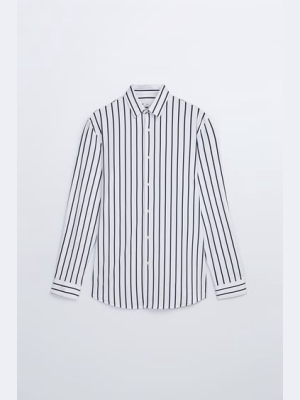 Striped Stretch Shirt