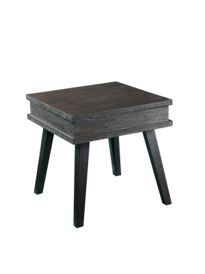 Bakersfield End Table Dark Oak - Steve Silver