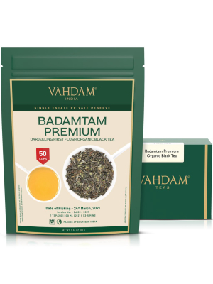 Badamtam Premium Darjeeling First Flush Black Tea (dj 03/2022)