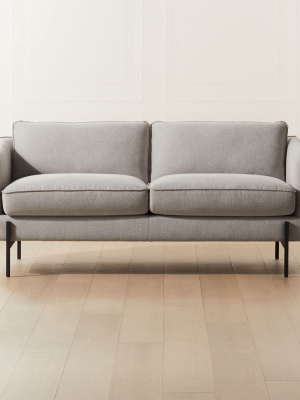 Hoxton Grey Loveseat