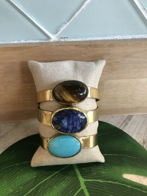 Mare Sole Amore Brass Flex Cuff