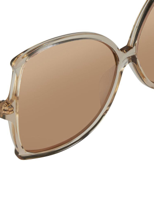 Linda Farrow 514 C4 Oversized Sunglasses