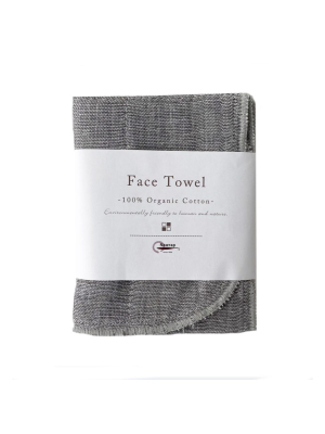 Organic Cotton Binchotan Face Towel