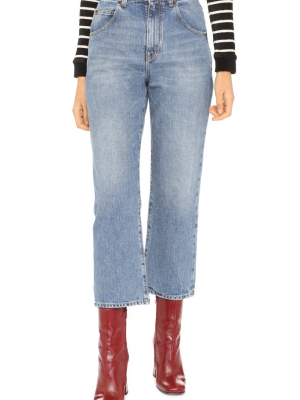 Saint Laurent 70s Cropped Jeans