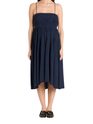 Chloé Ruched Midi Dress