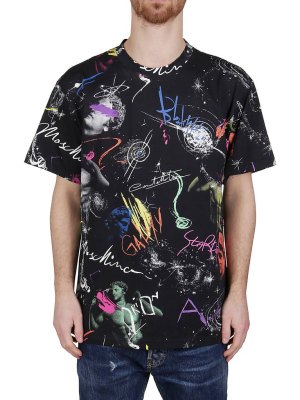 Moschino Galaxy Printed T-shirt