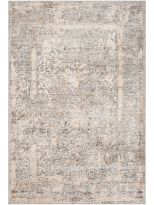 Alpine Rug In Light Gray & Ivory