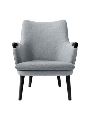 Ch71 Lounge Chair - Black Frame