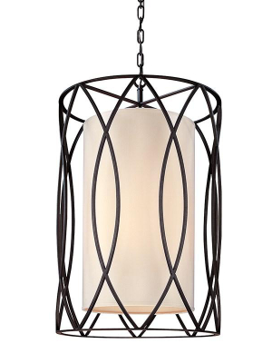 Sausalito 4lt Pendant Medium Deep Bronze