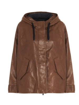 Brunello Cucinelli Reversible Hooded Jacket