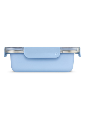 Ello 4 Cup Stainless Steel Food Storage Container - Light Blue